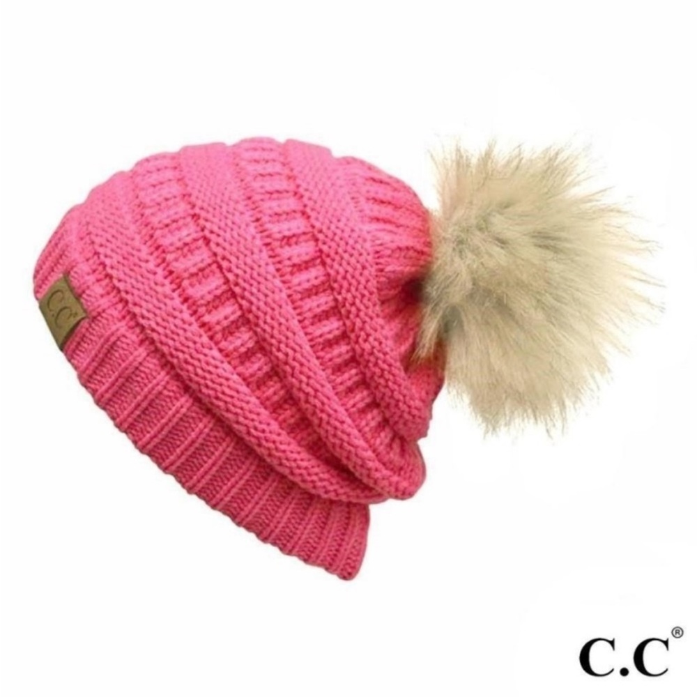 Crochet Boho Pom Beanie